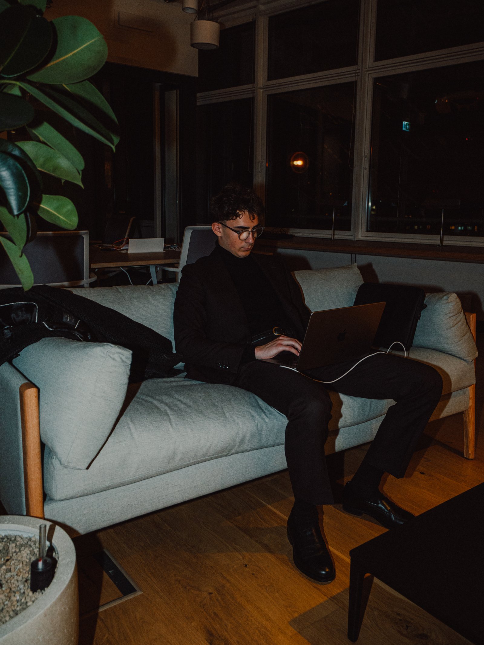 David Lionel Wassilowsky an der Arbeit.