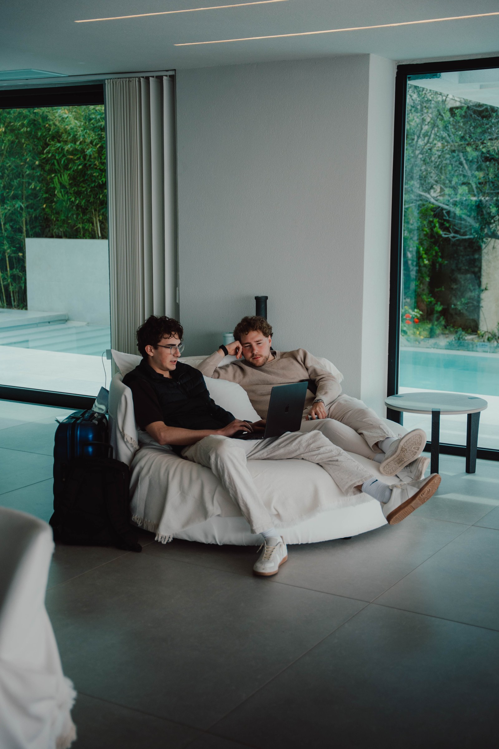 David Lionel Wassilowsky mit Co-Founder Arthur Grabowski.